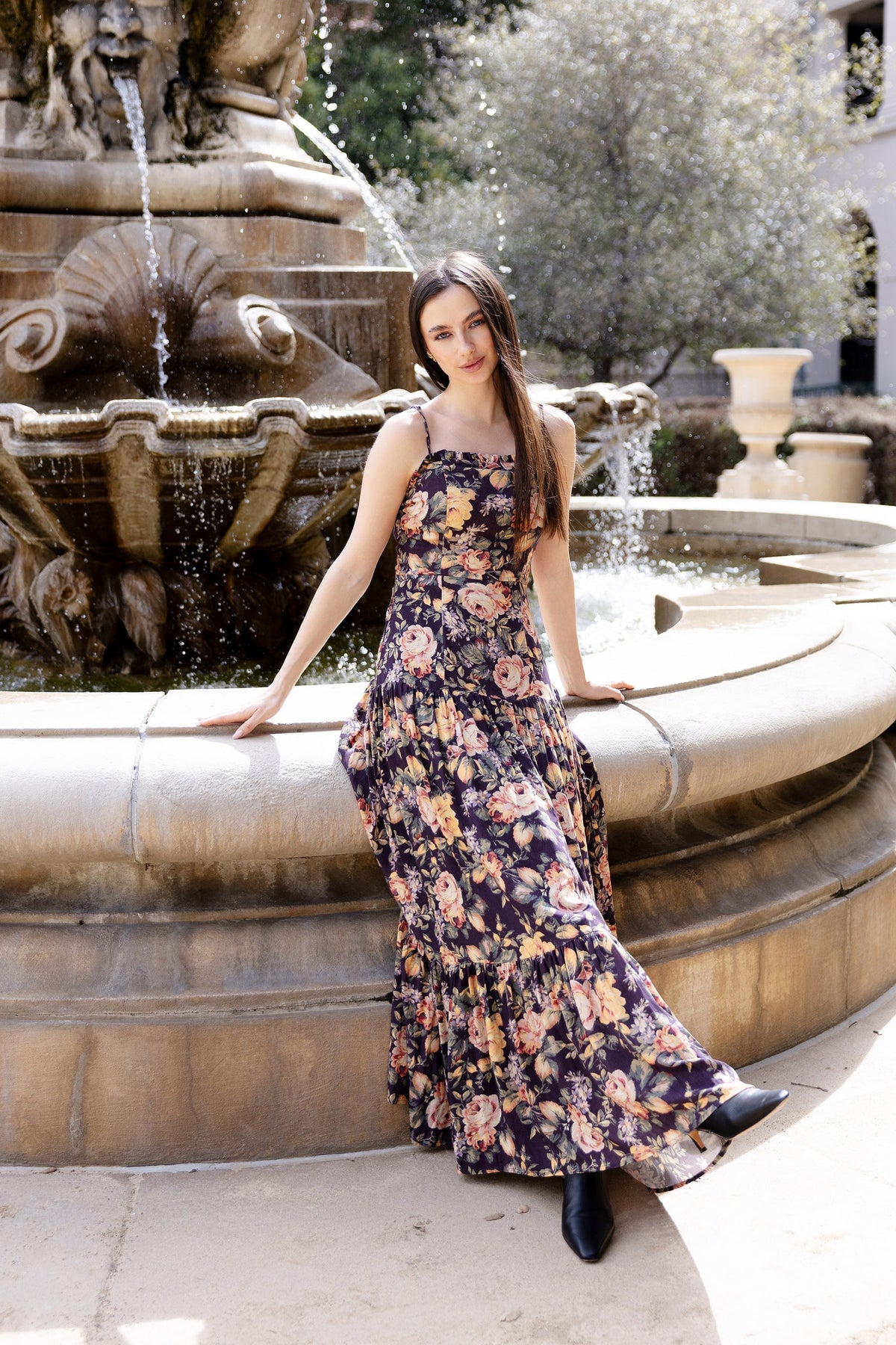 Kalliope Floral Maxi Dress