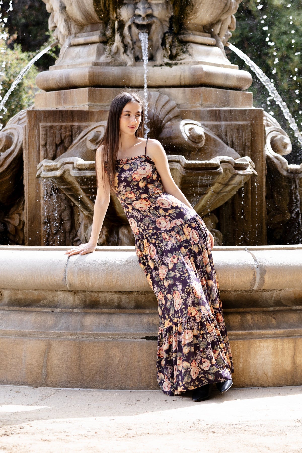 Kalliope Floral Maxi Dress