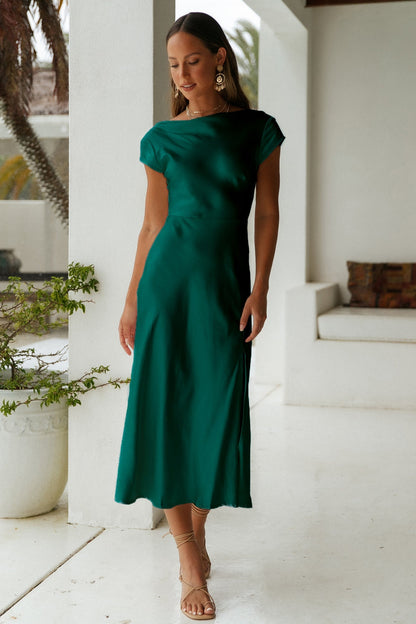 Sunny Green Maxi Dress