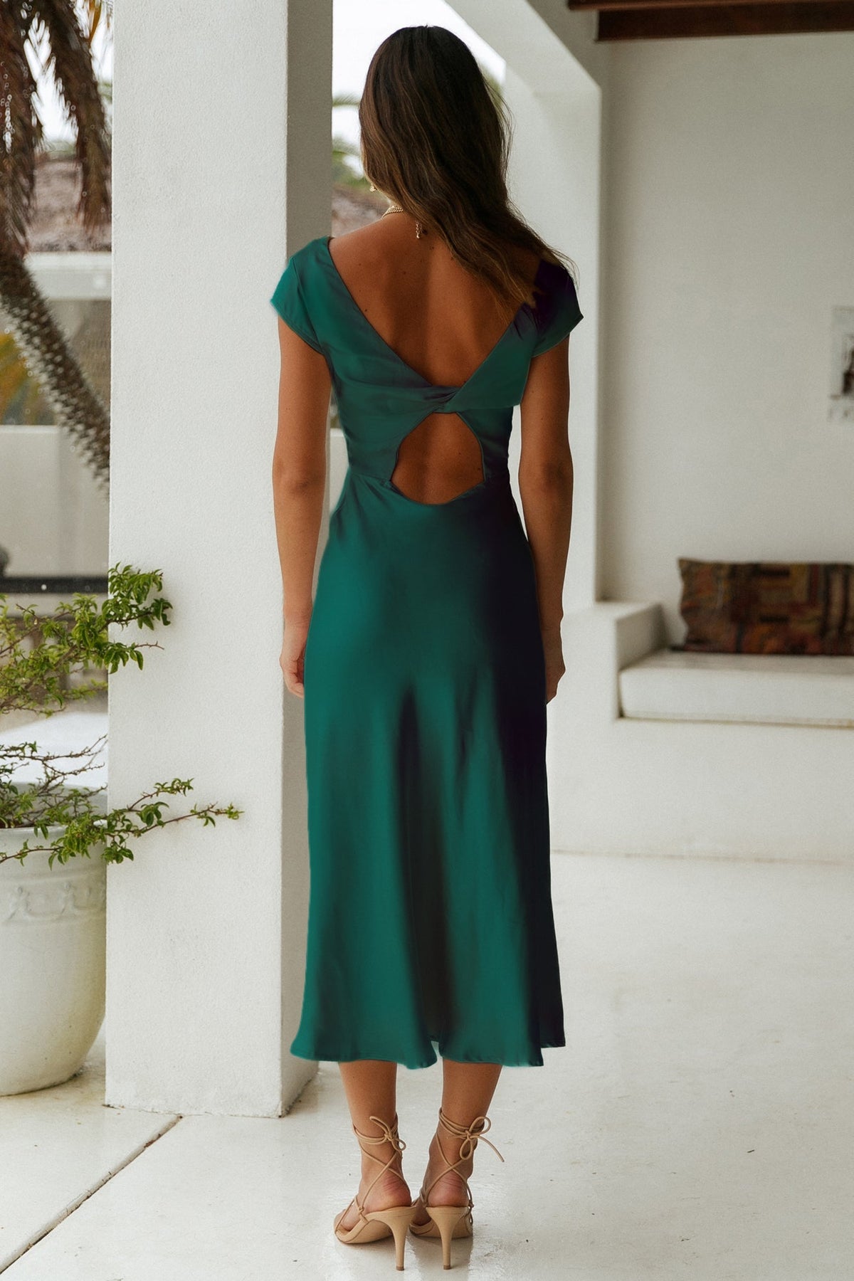 Sunny Green Maxi Dress