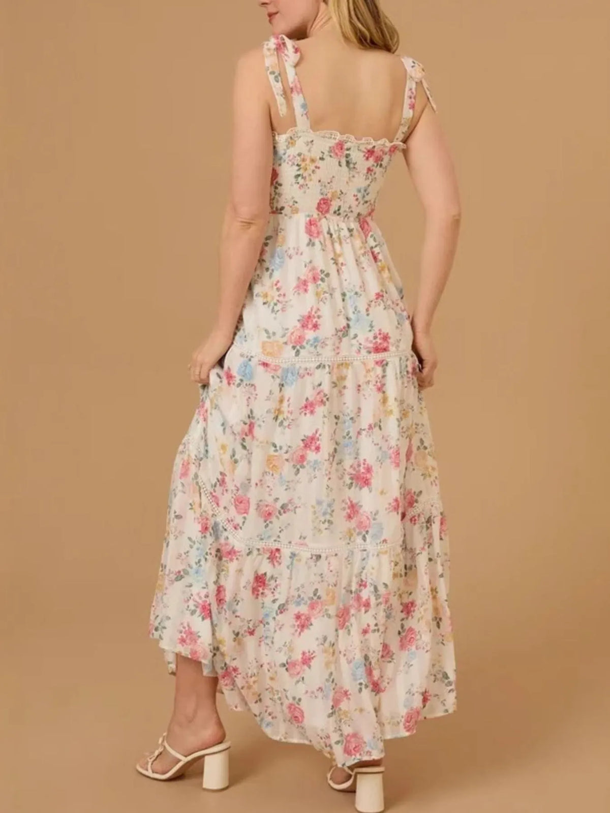 Alana Floral Smocked Maxi Dress