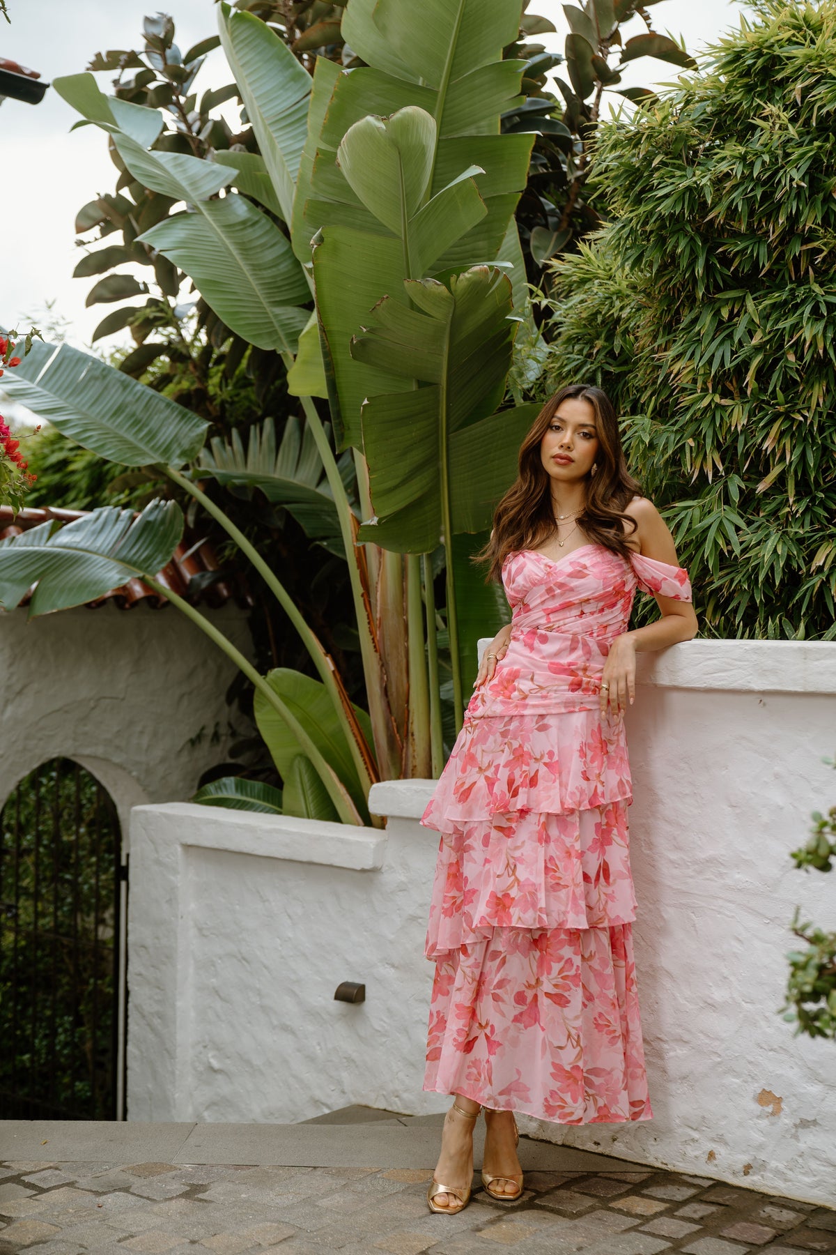 Sabrine Floral Maxi Dress