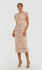 Shannon Sage Wedding Guest Midi Dress