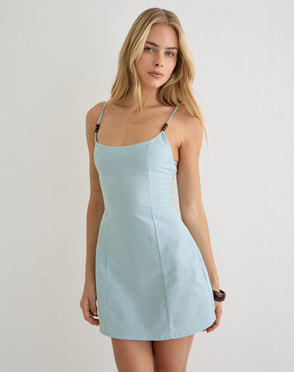 Ambra Linen Mini Dress
