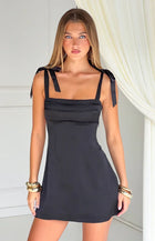 Silvana Black Mini Dress