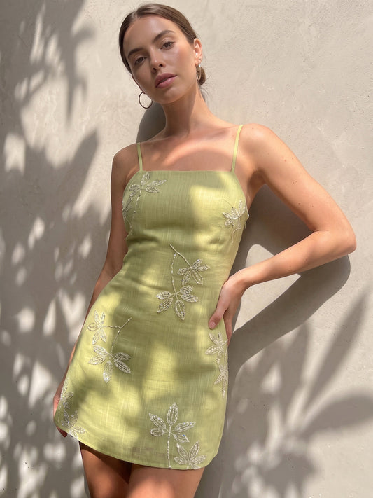 Brigitte Sequin Slip Dress
