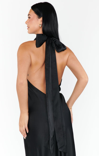 Tara Luxe Satin Maxi Dress