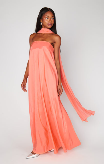 Jo Satin Charmeuse Cocktail Wedding Guest Dress