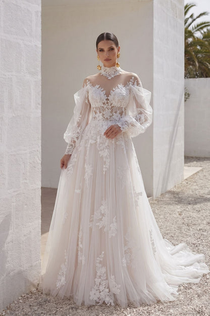Ira Lace Tea-Length Dress