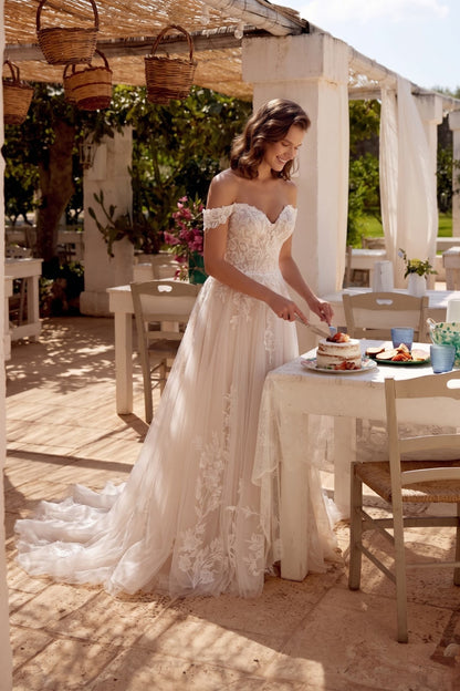 Ira Lace Tea-Length Dress