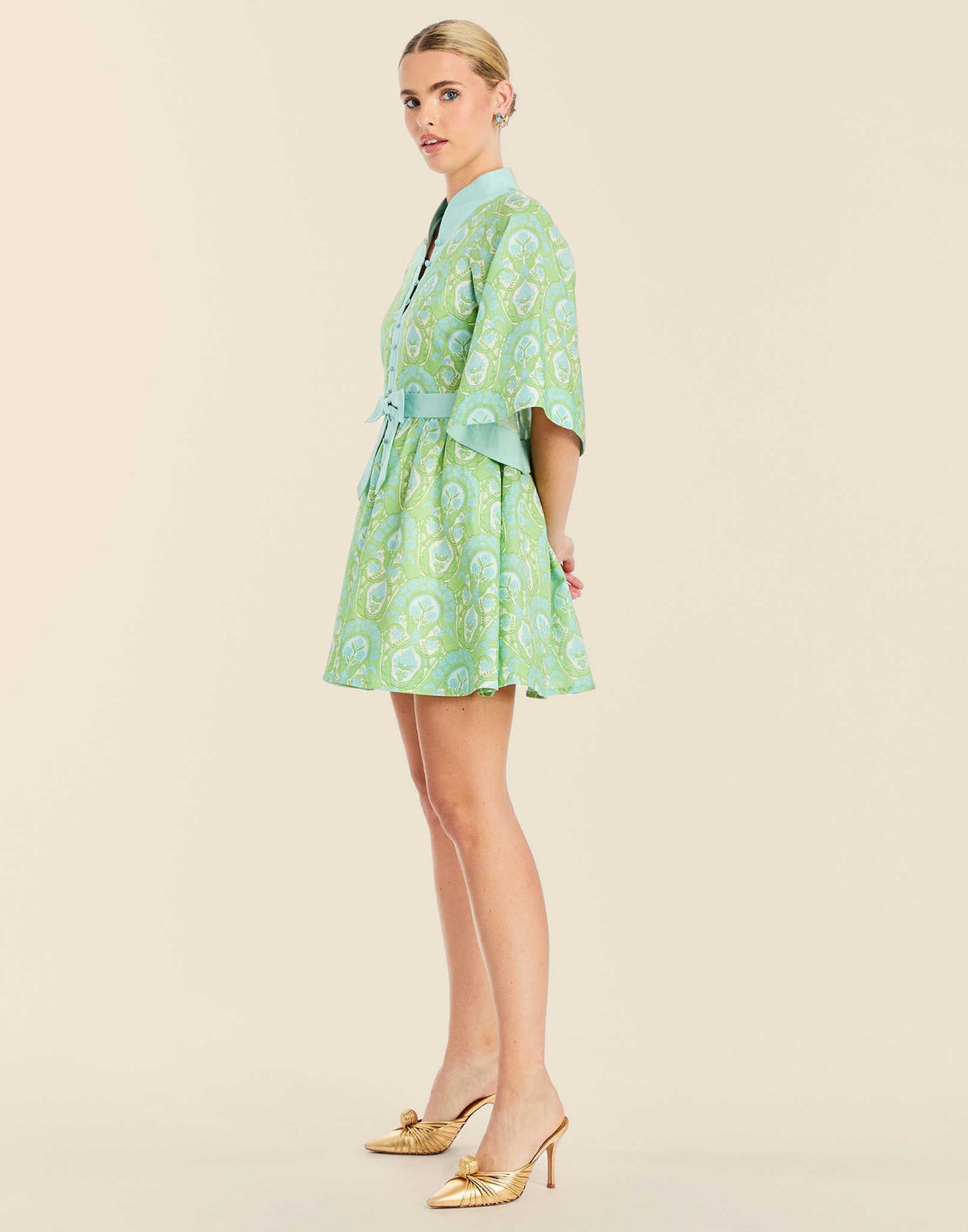 Gloria Trellis Mini Dress