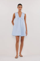 Gabby Cornflower Cotton Mini Dress