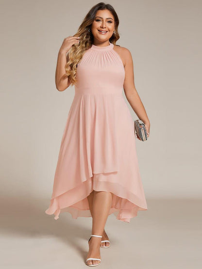 Robin Chiffon Halter Midi Dress