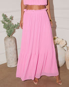 Alice Skirt with Plisse Pleats and Full Sweep
