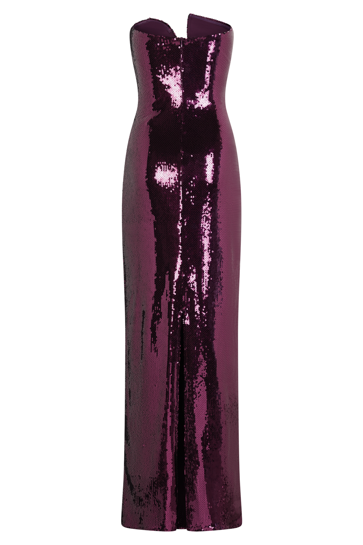 Aubrey Sequin Dress with Strapless Neck and Column Fit