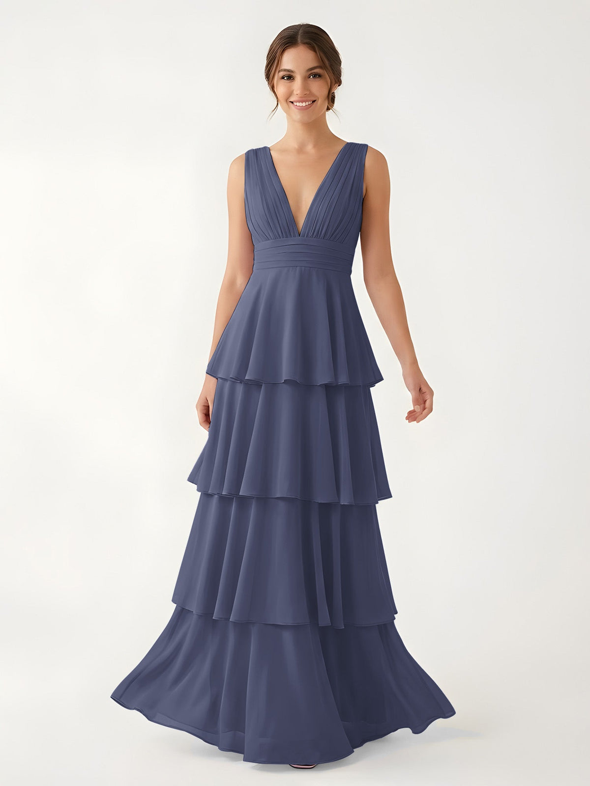 Erin Chiffon A-Line Wedding Guest Dress