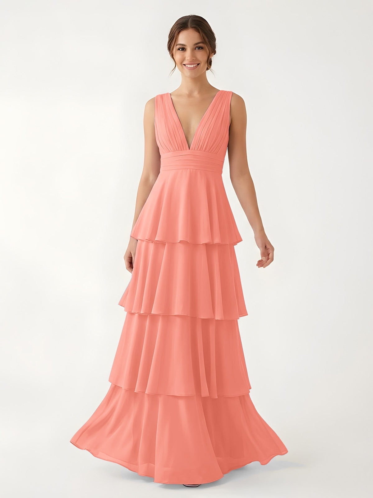 Erin Chiffon A-Line Wedding Guest Dress