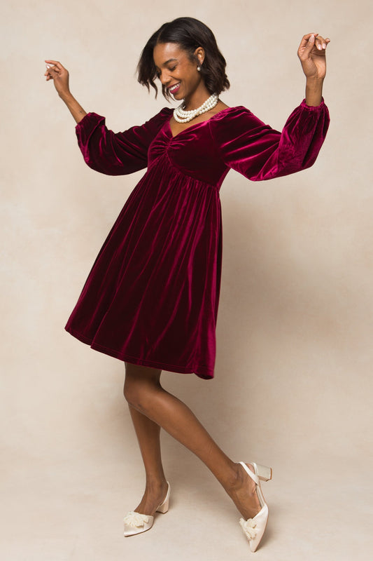 Marjorie Velvet Jewel Dress
