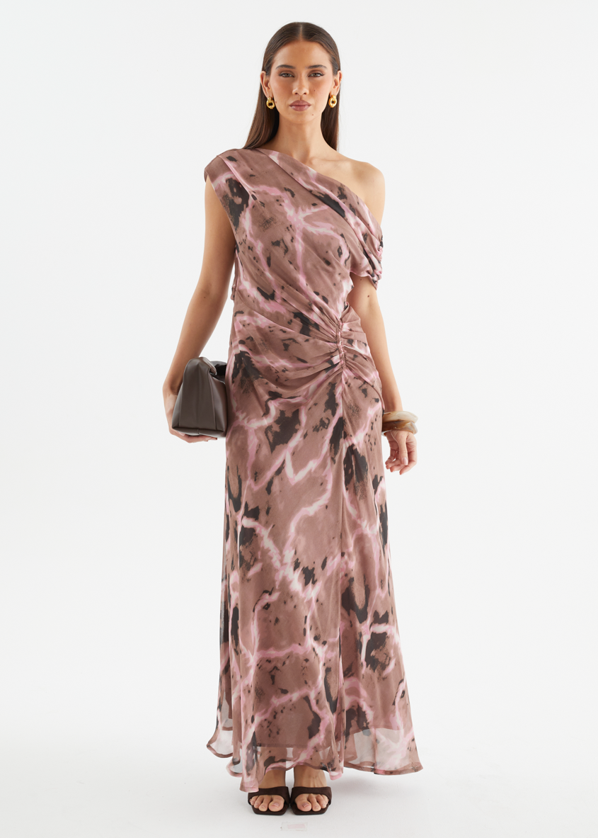 Flirtini One-Shoulder Maxi Dress