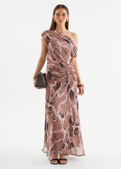 Flirtini One-Shoulder Maxi Dress
