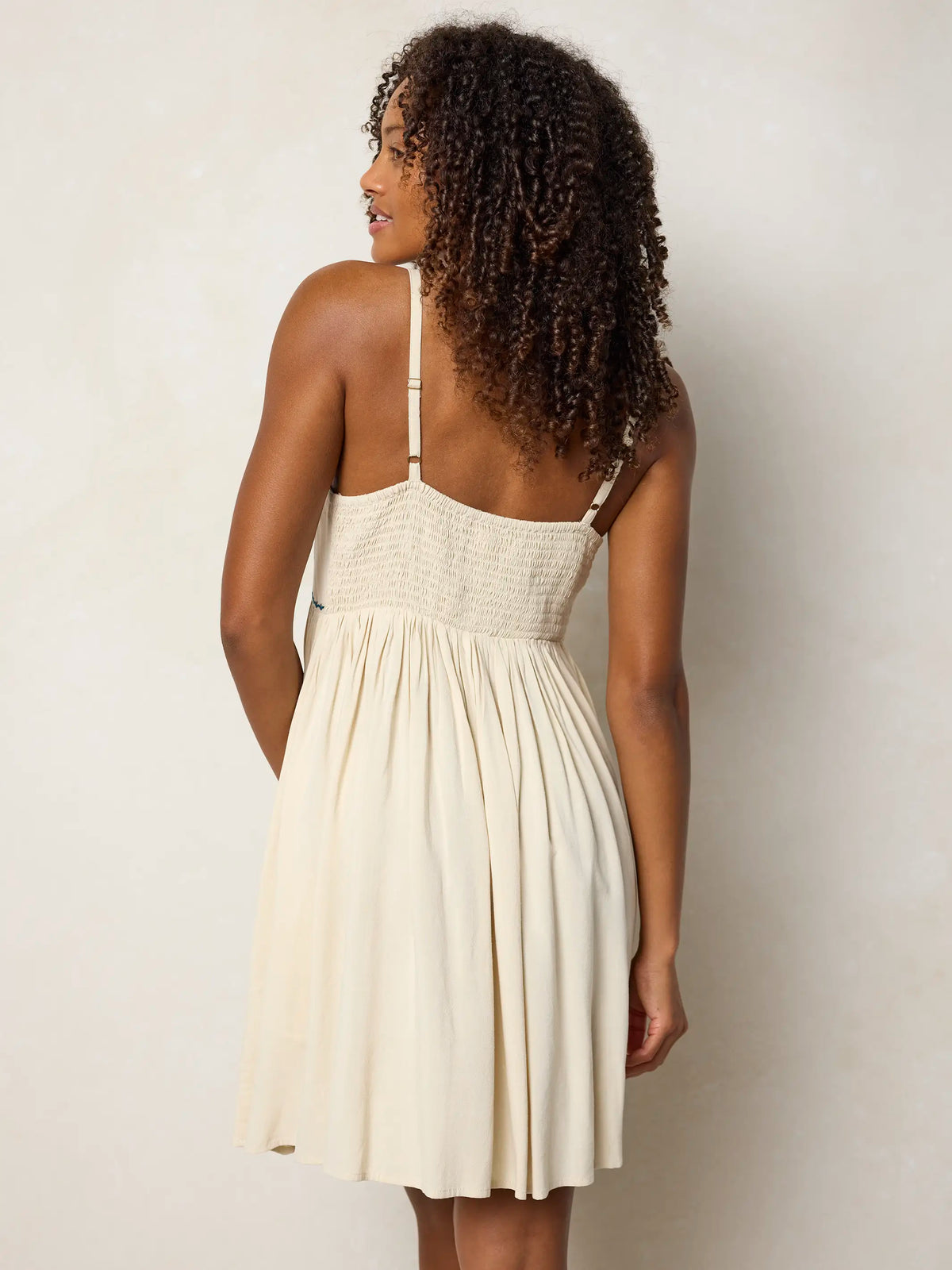 Jules Embroidered Mini Dress