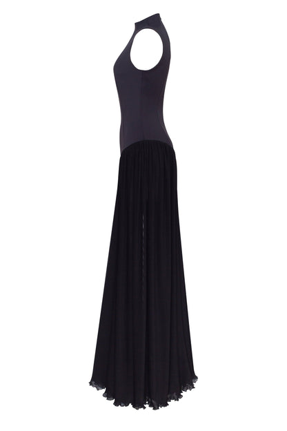 Dakota Mock Neck Maxi Dress