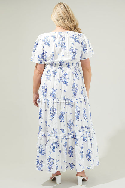 Bestia Floral Poplin Maxi Dress
