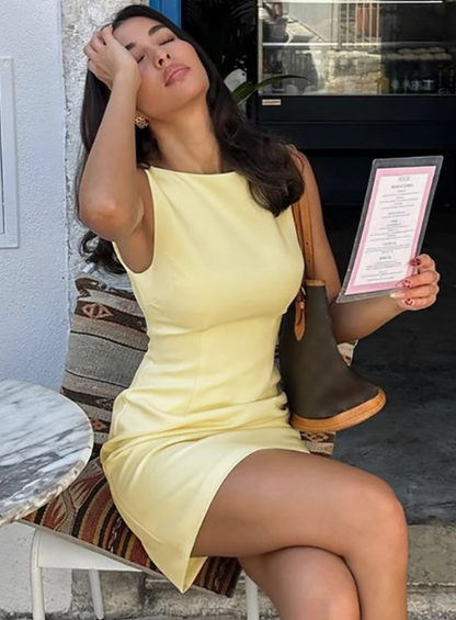 Sol Linen A-Line Dress