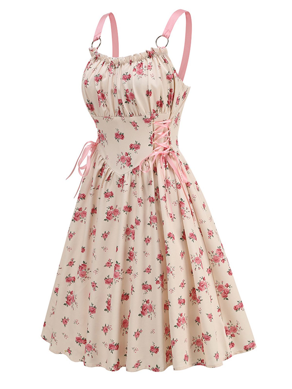 Pomeline Pink Floral Dress