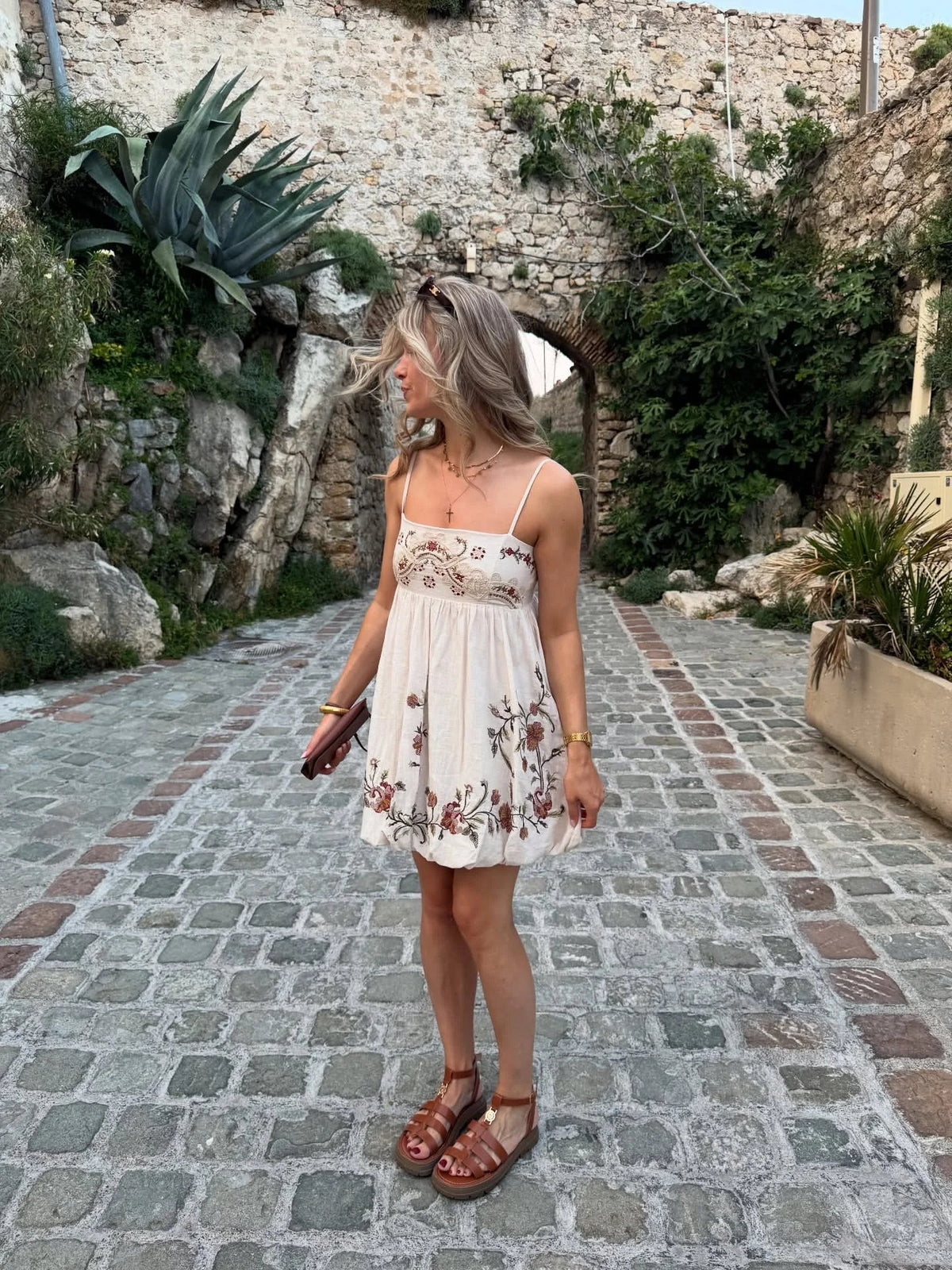 Odessa Cotton Floral Dress