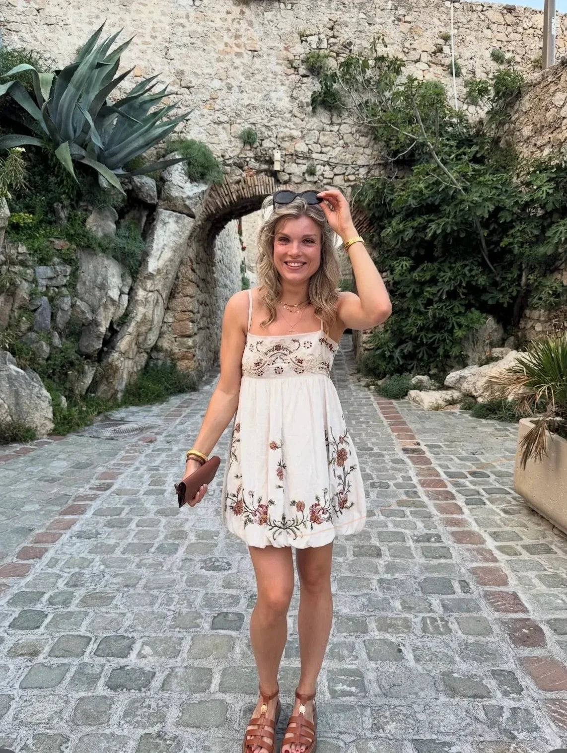 Odessa Cotton Floral Dress
