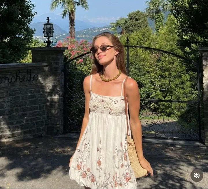 Odessa Cotton Floral Dress