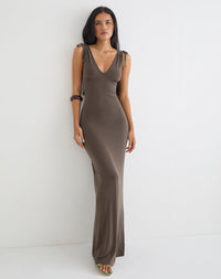 Cupro Dark Brown