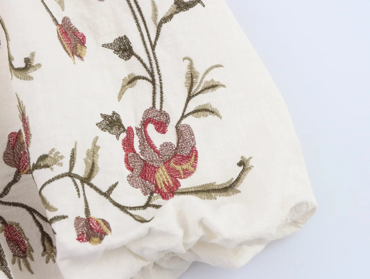 Odessa Cotton Floral Dress