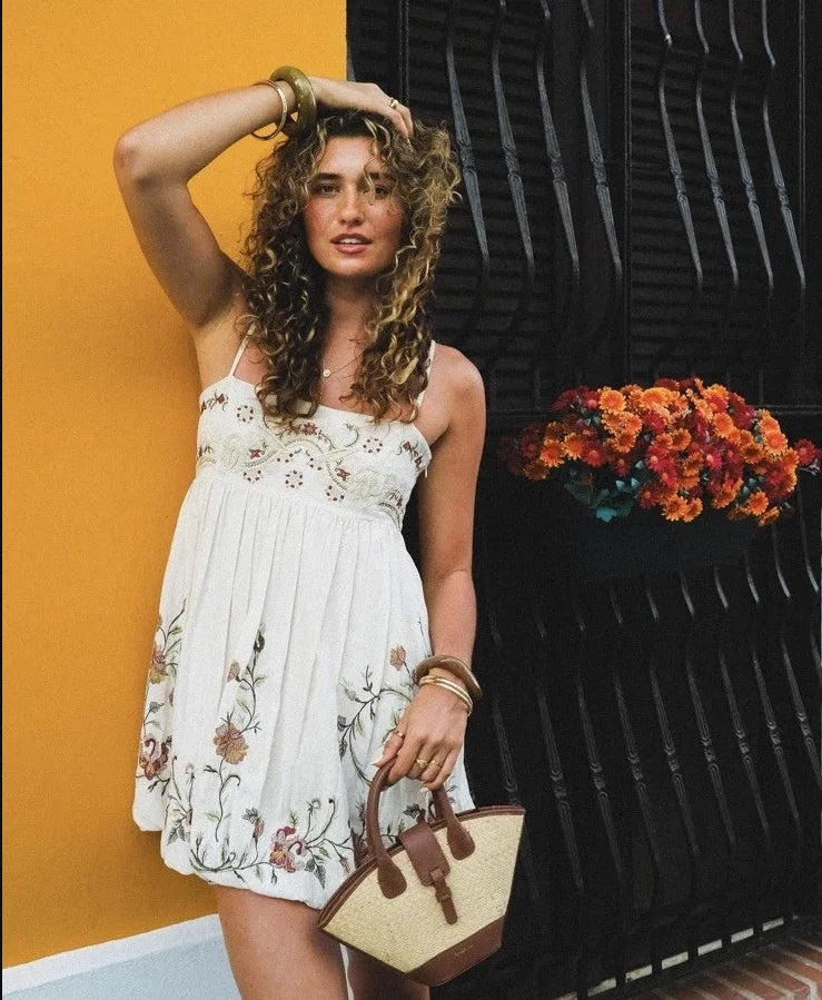 Odessa Cotton Floral Dress