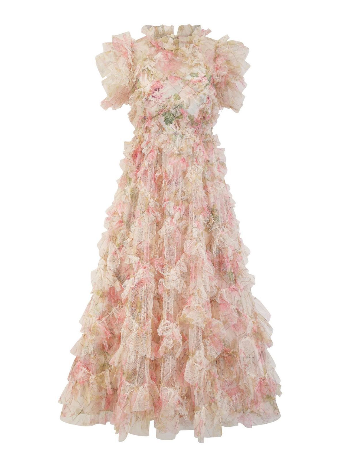 Nerys Floral Puff Sleeve Dress