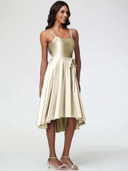 Cristina Satin A-Line Bridesmaid Dress
