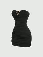 Leona Ruched Mini Dress