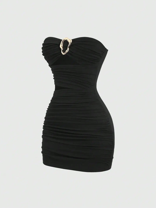 Leona Ruched Mini Dress