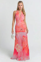 Avalyn Sunset Maxi Dress in Blush
