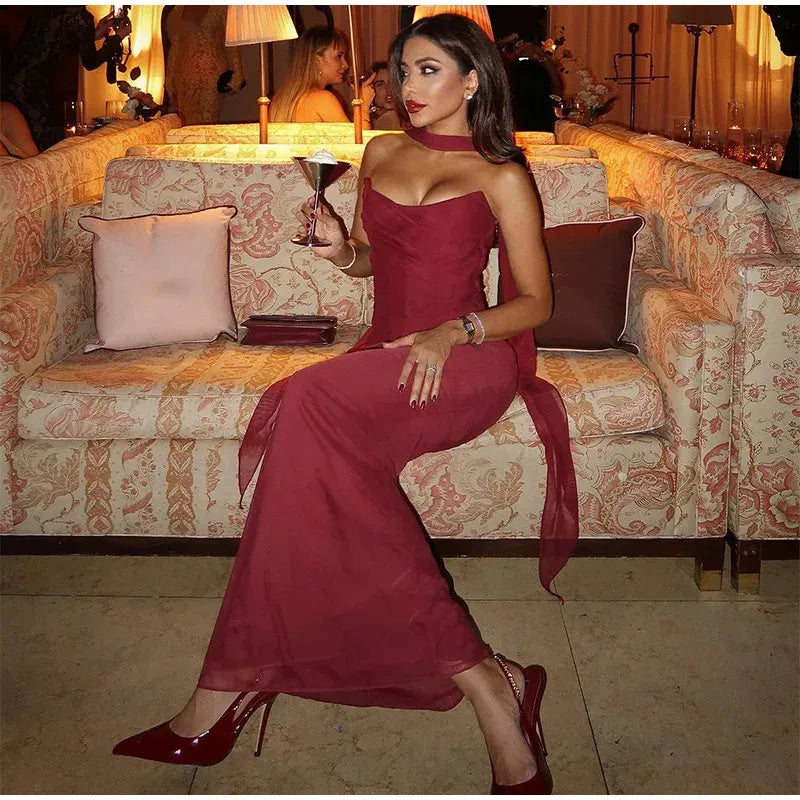Mallory Chiffon Mermaid Dress