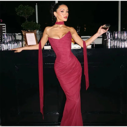 Mallory Chiffon Mermaid Dress