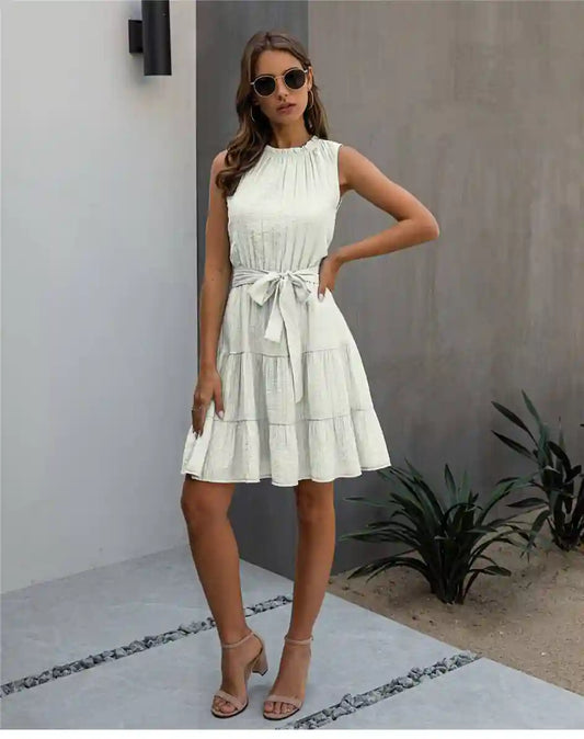 Tilly Linen Boho Beach Dress