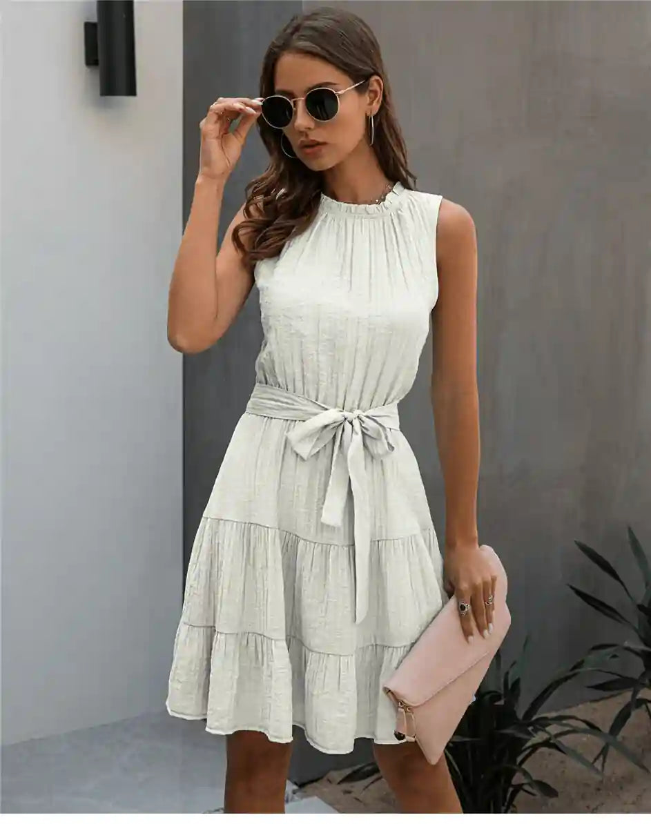 Tilly Linen Boho Beach Dress