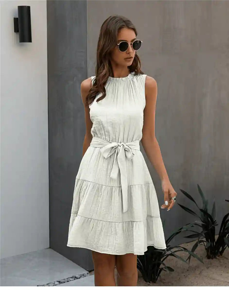Tilly Linen Boho Beach Dress