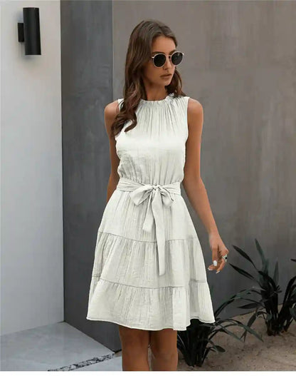 Tilly Linen Boho Beach Dress
