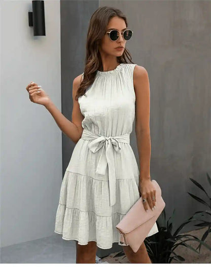 Tilly Linen Boho Beach Dress