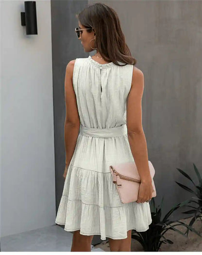 Tilly Linen Boho Beach Dress