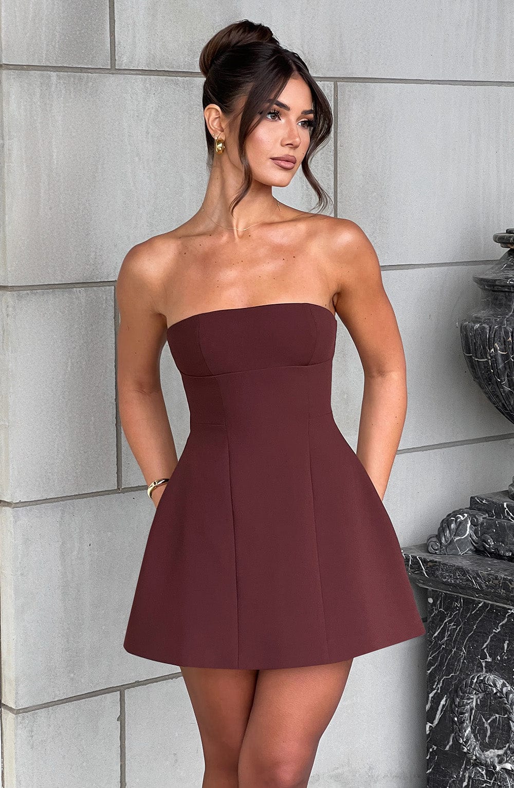 Leocadia Black Mini Dress
