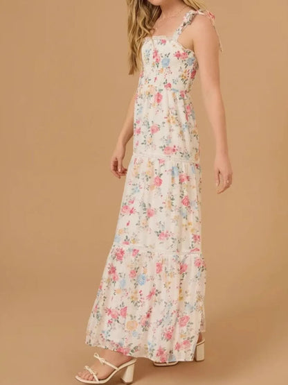 Alana Floral Smocked Maxi Dress